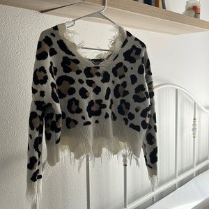 Size XS Cheetah Print sweater